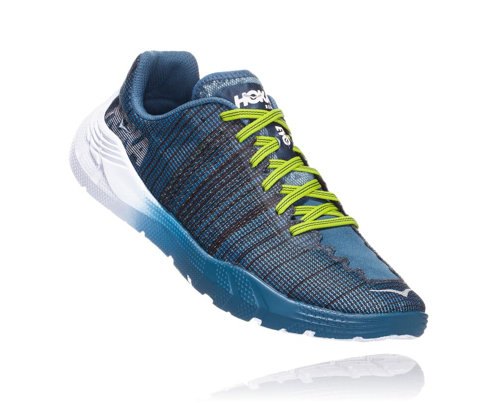 Hoka One One EVO Rehi Promenadskor Herr Gula/Blå - SE-7014829